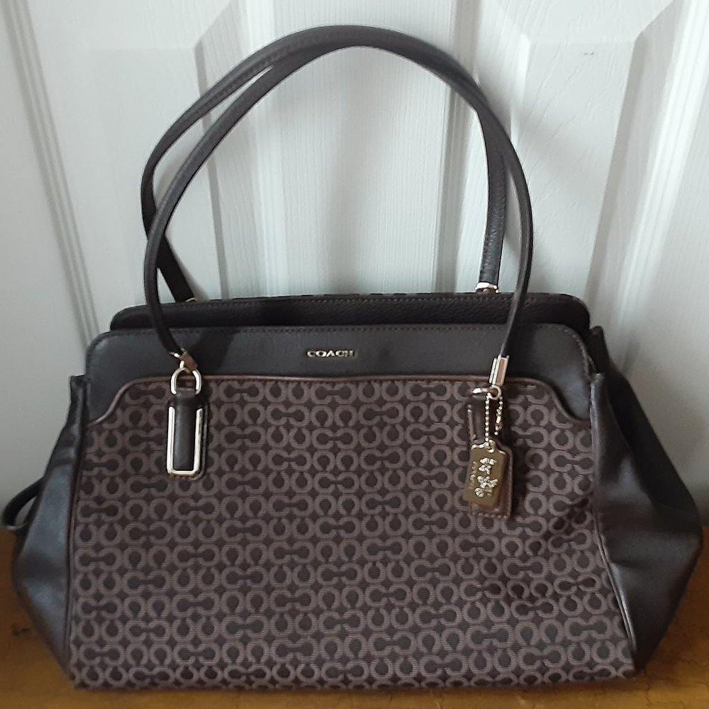Coach Signature Kimberly Carryall Weekend Tote 25213 LIKE NEW